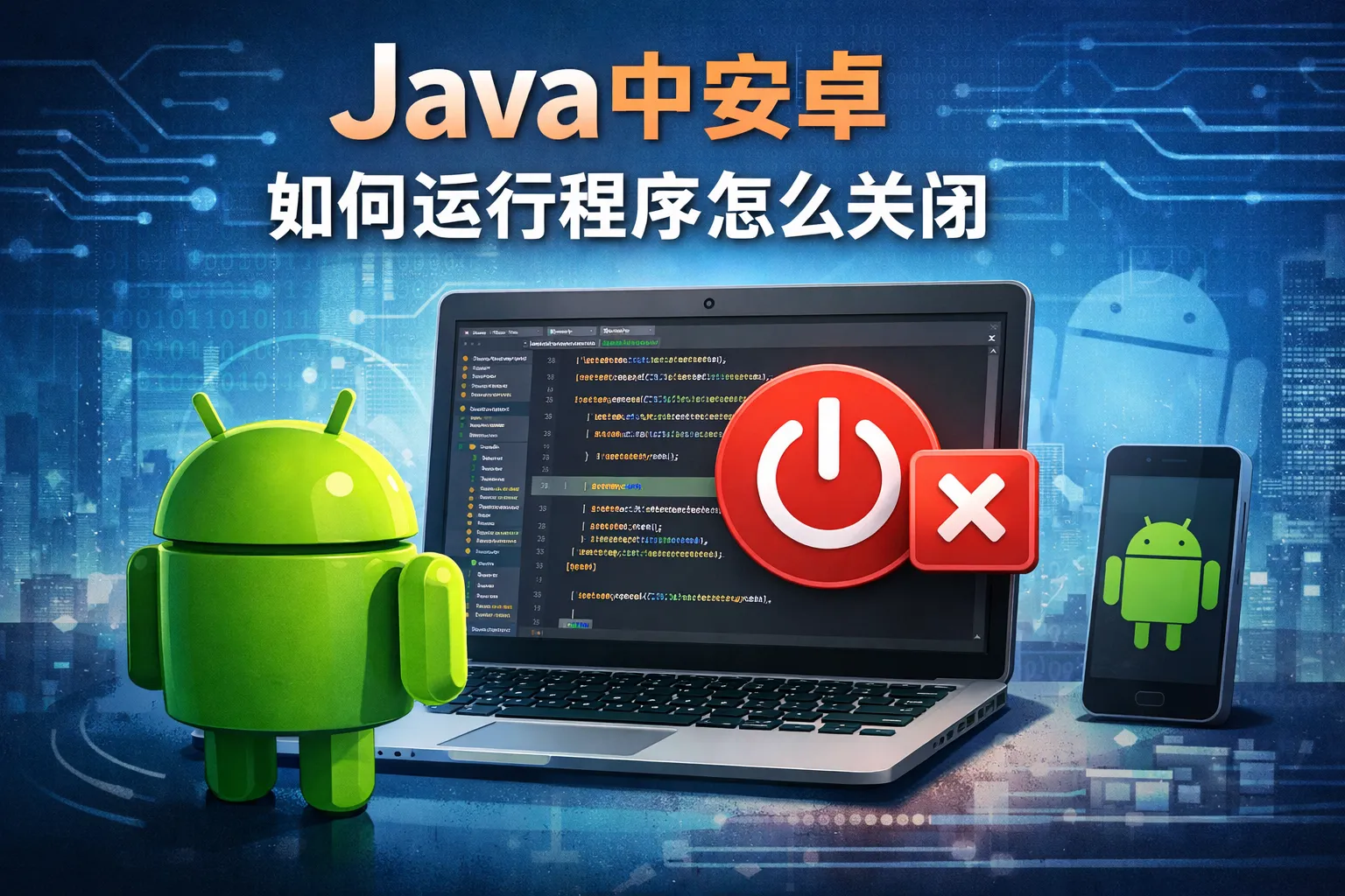 java中安卓如何运行程序怎么关闭