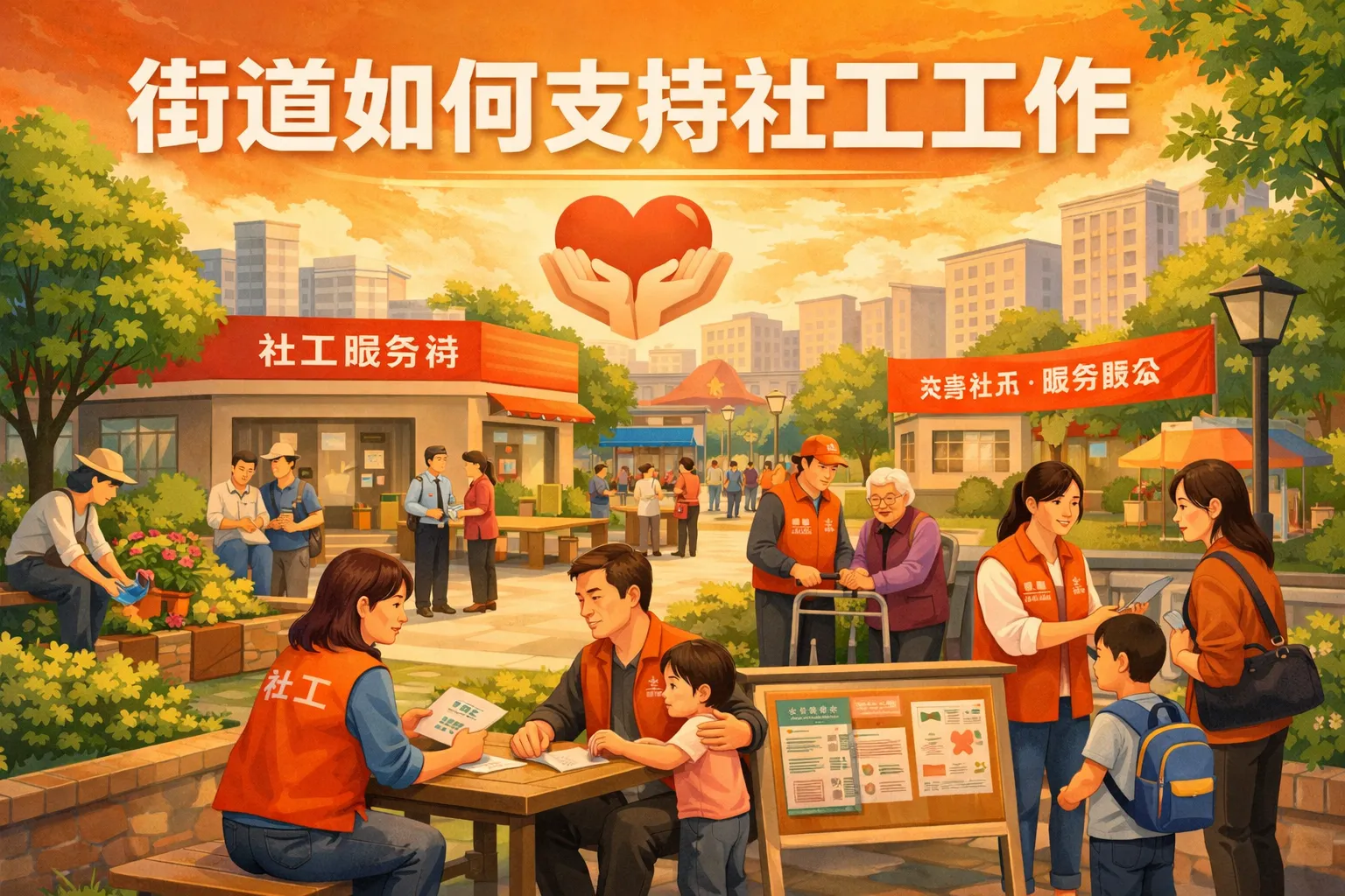 街道如何支持社工工作