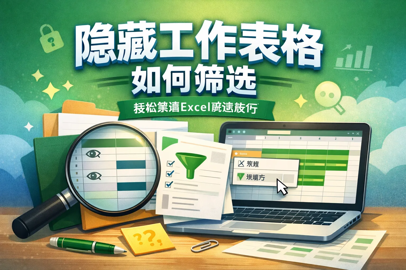 隐藏工作表格如何筛选