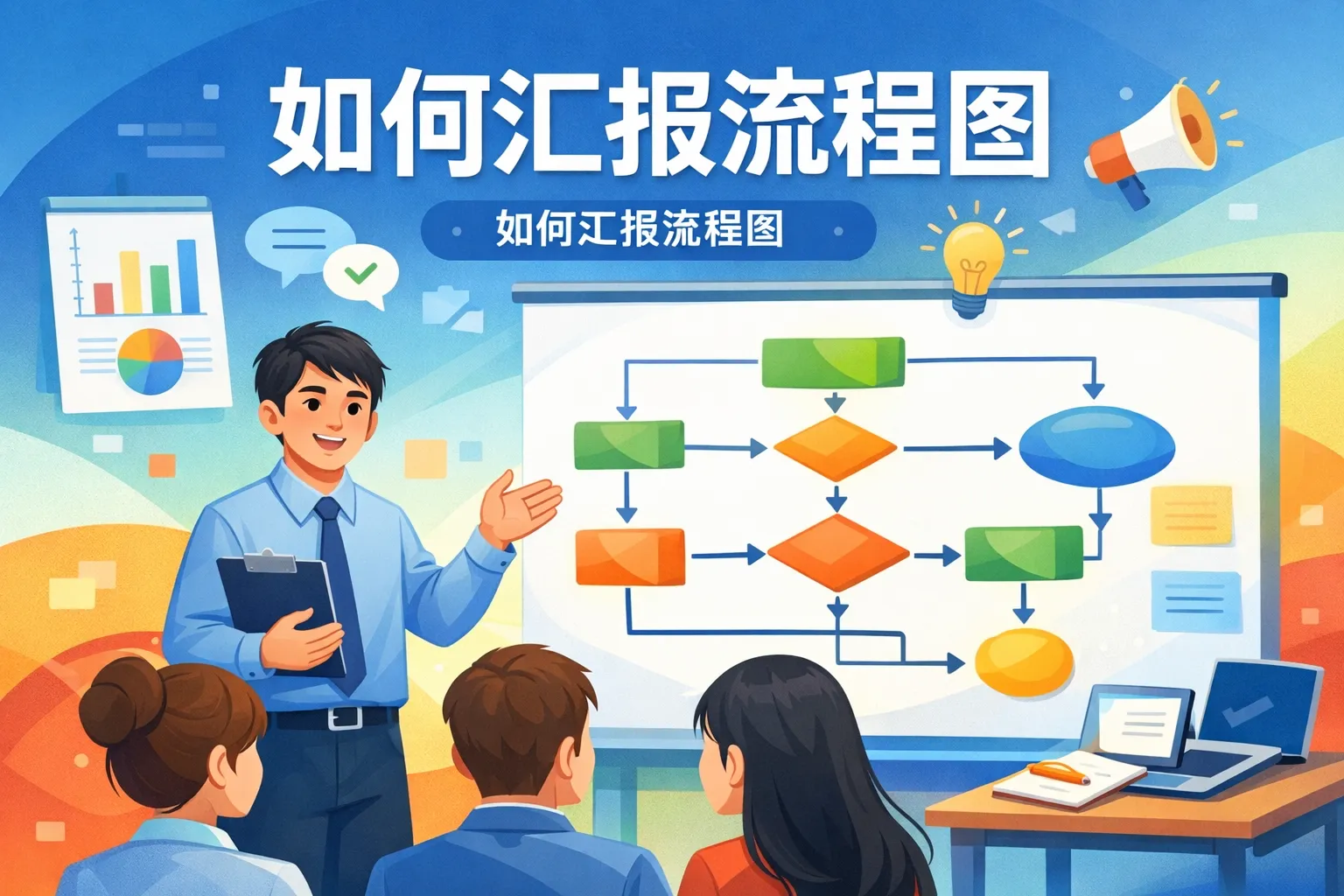 如何汇报流程图