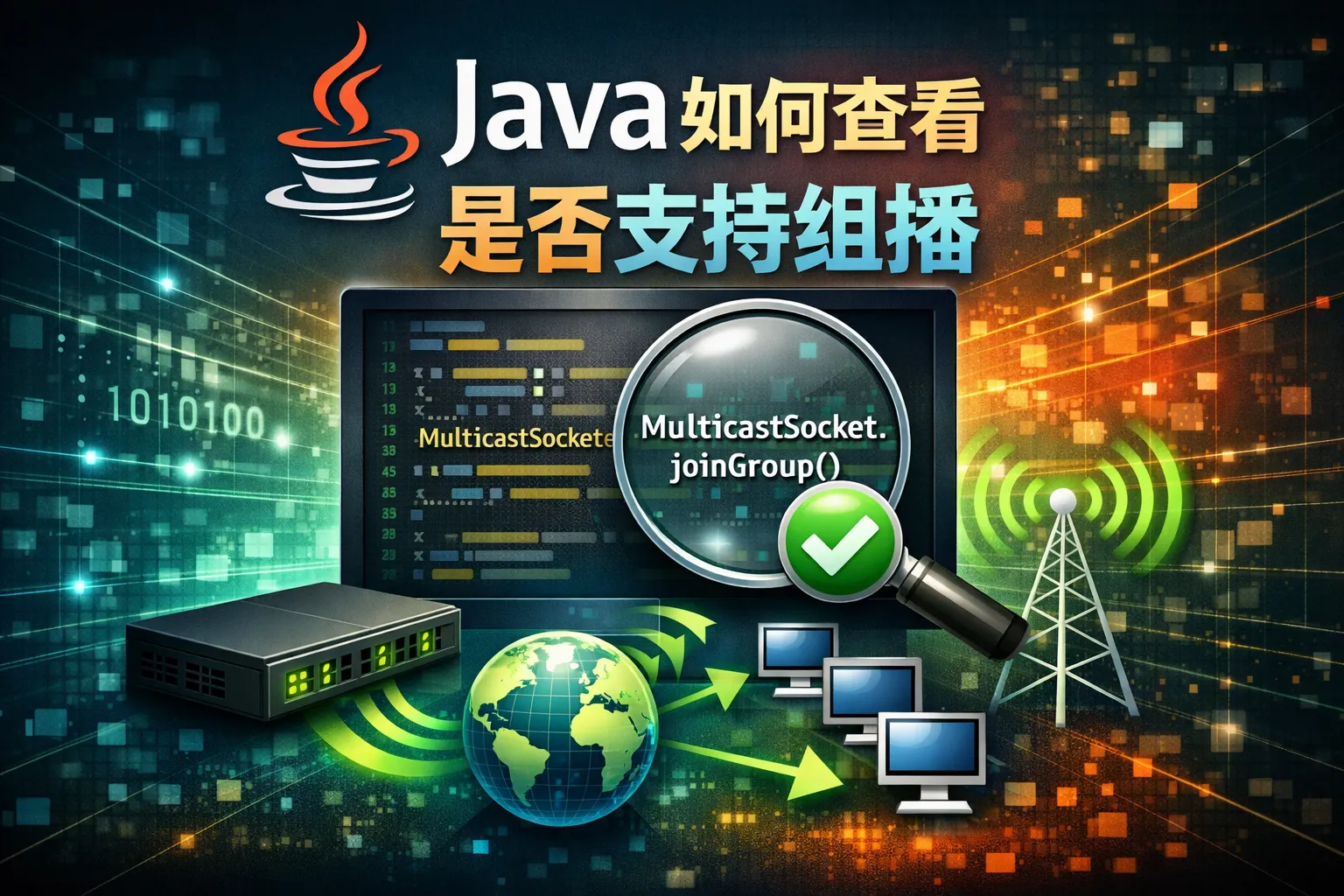 Java如何查看是否支持组播