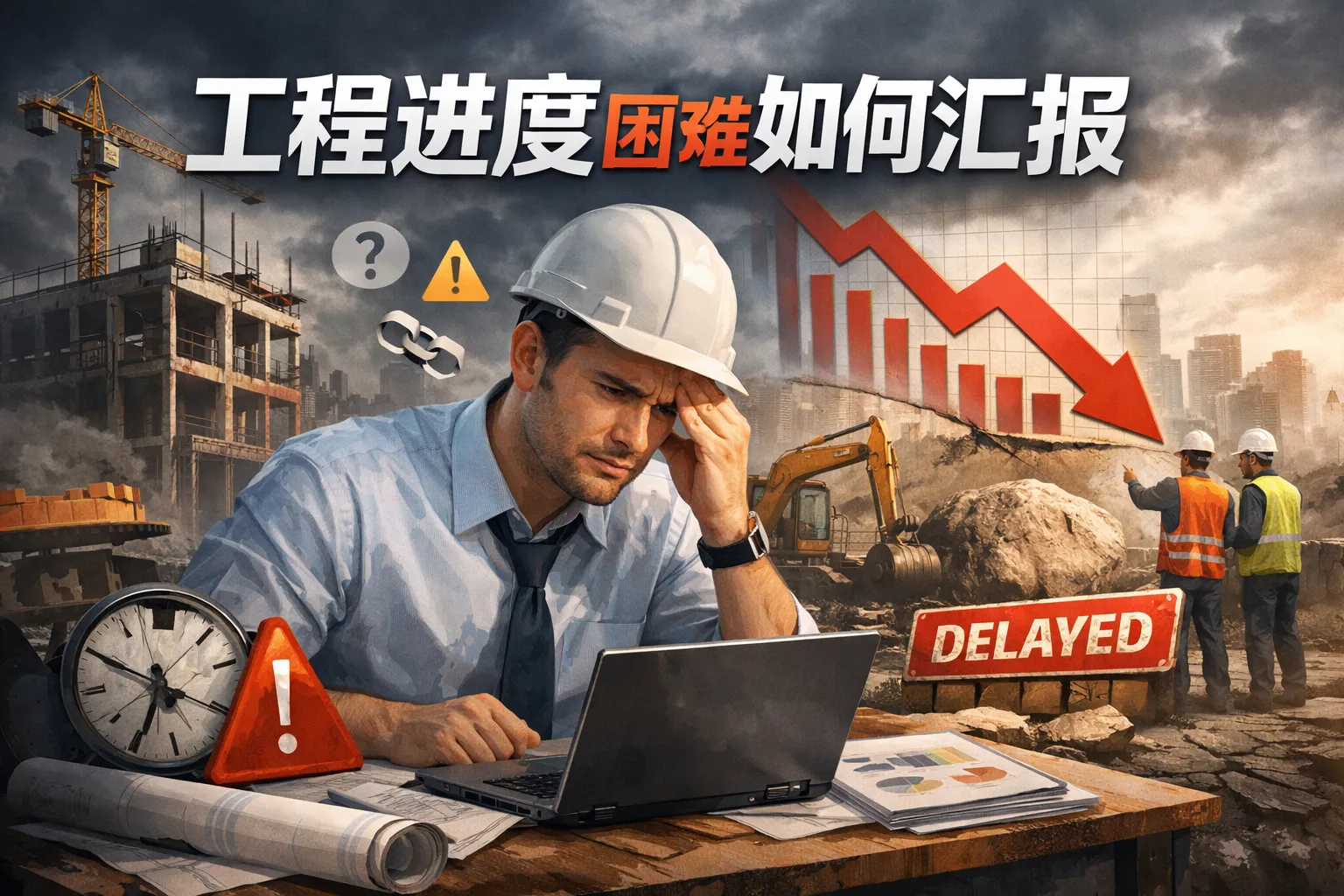 工程进度困难如何汇报