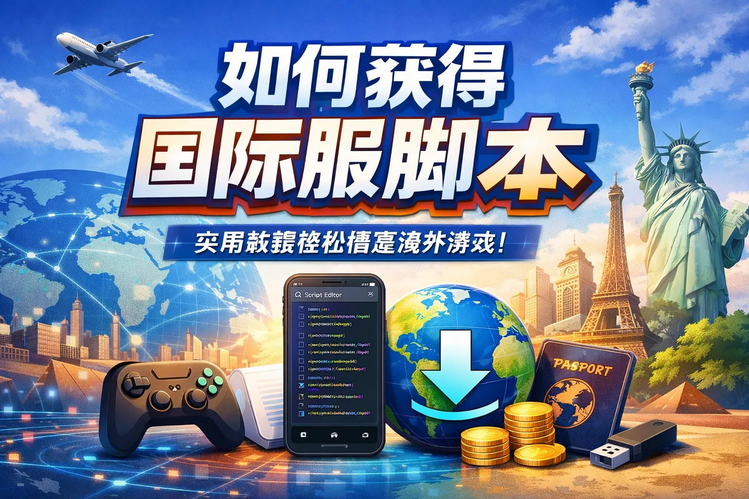 如何获得国际服脚本
