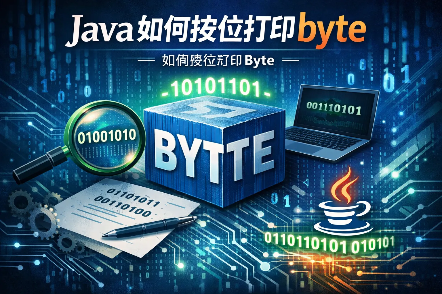 java如何按位打印byte