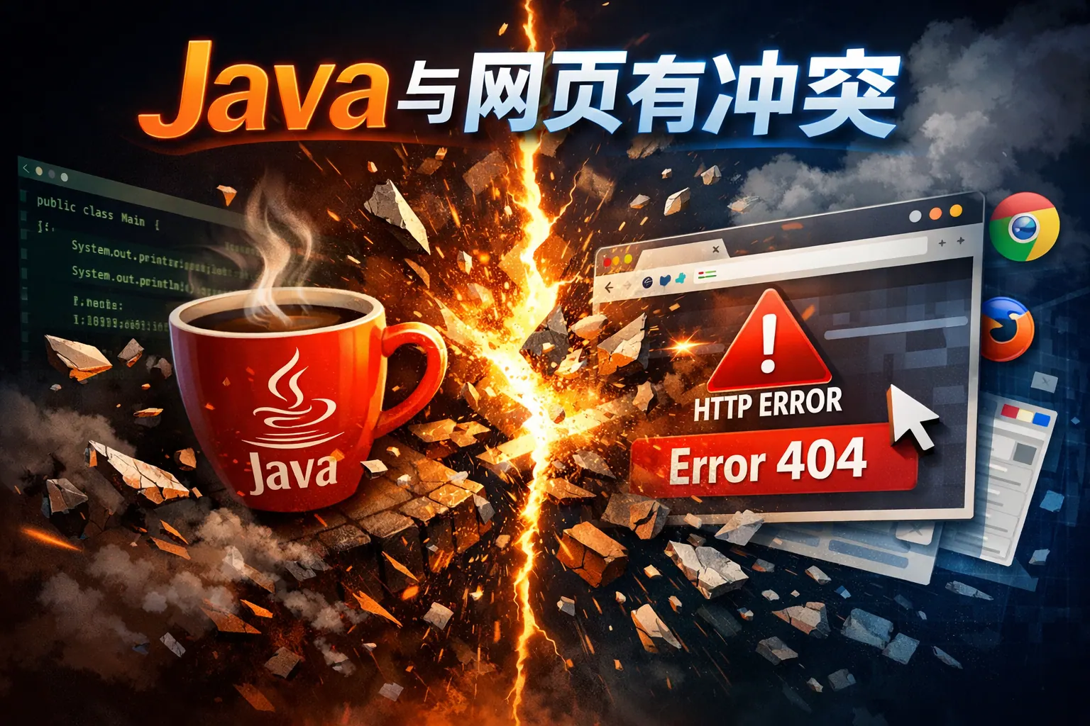 java与网页有冲突