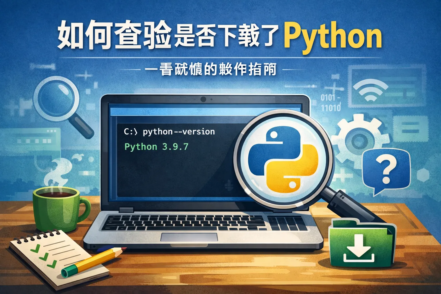 如何查验是否下载了python