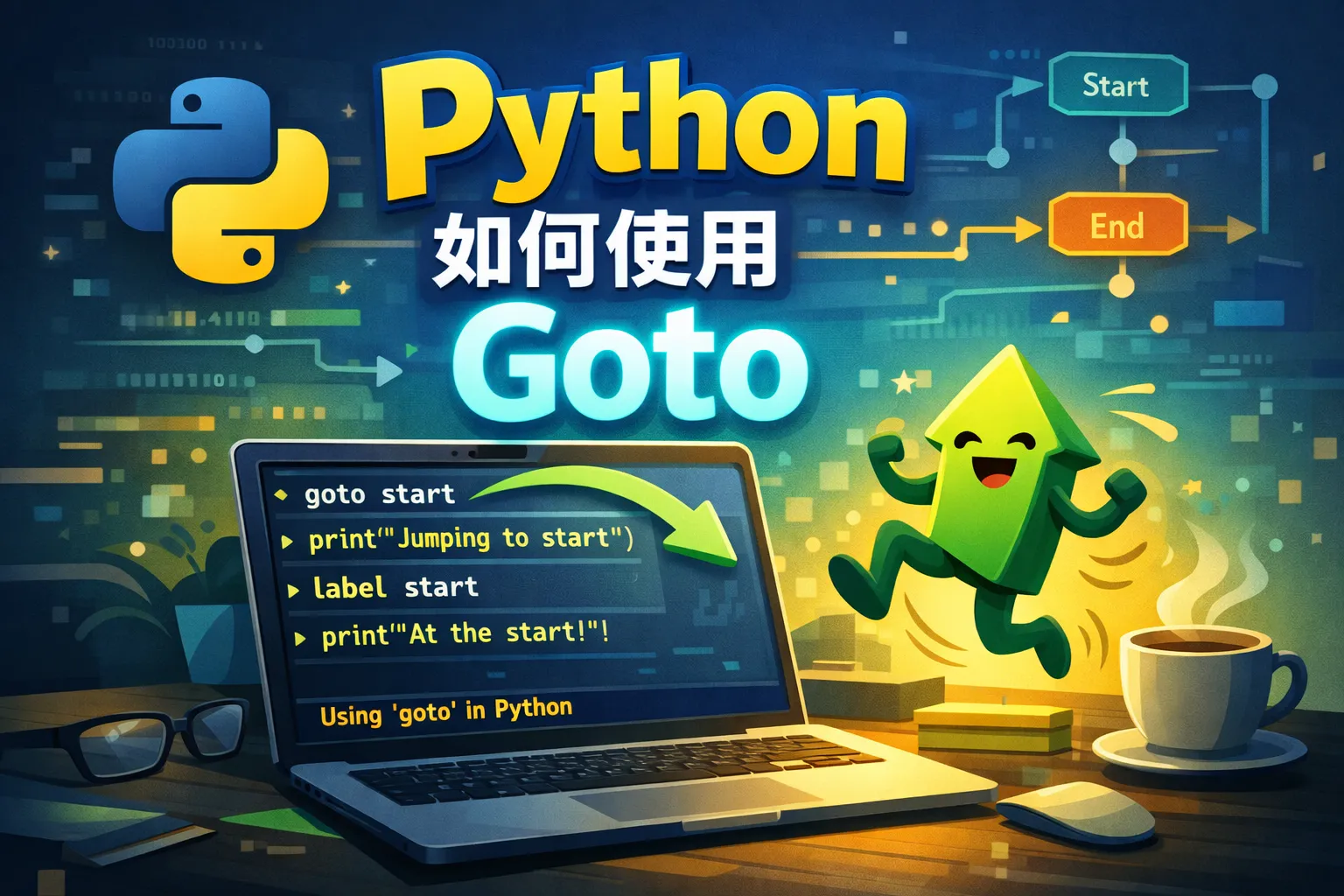 python如何使用goto