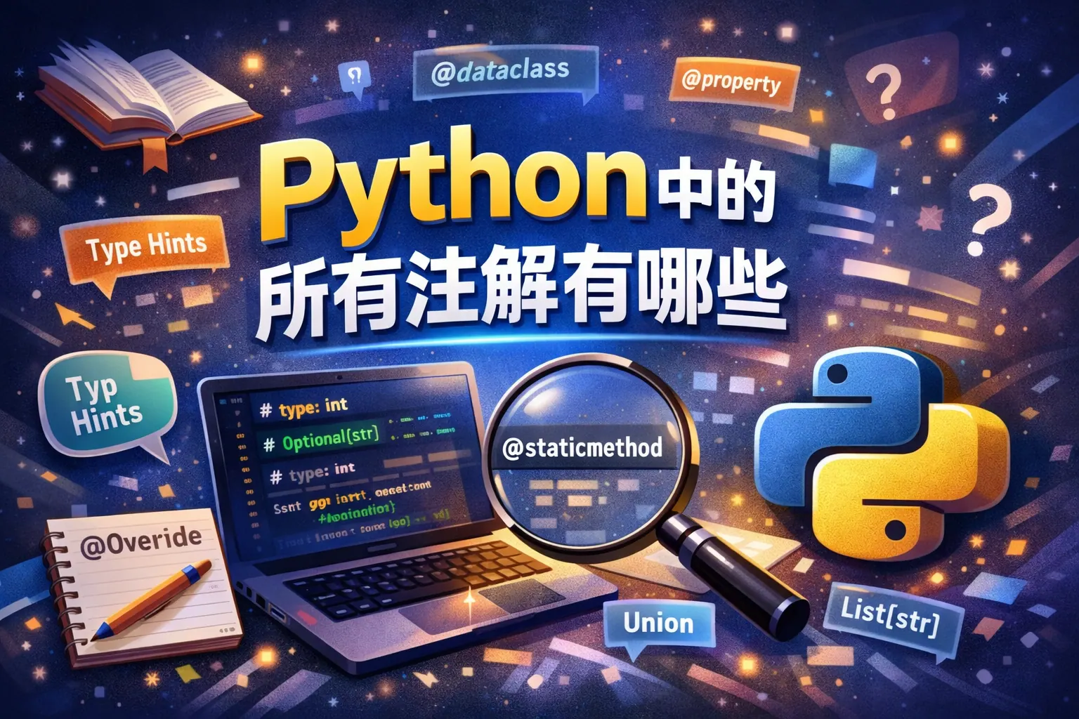python中的所有注解有哪些