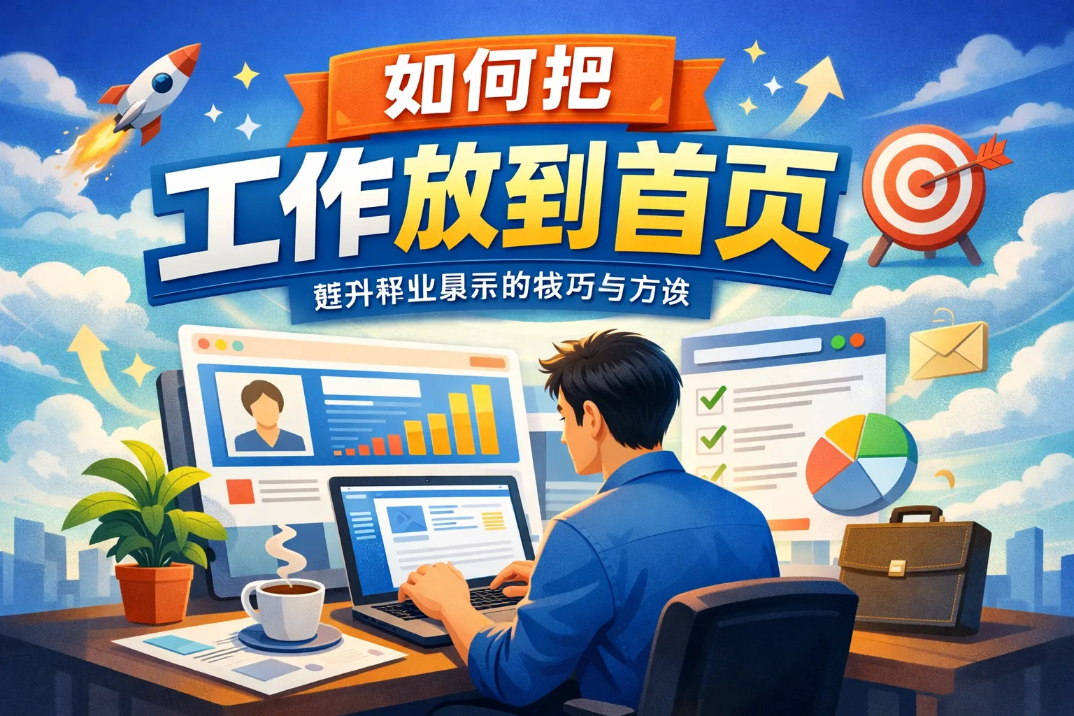 如何把工作放到首页