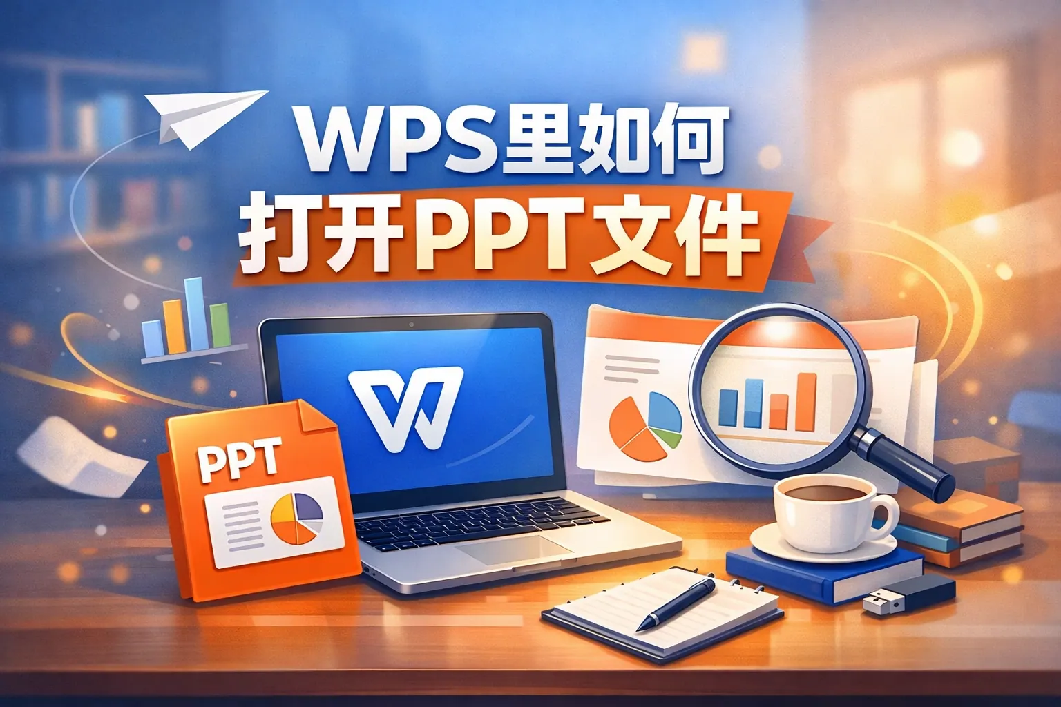 wps里如何打开ppt文件