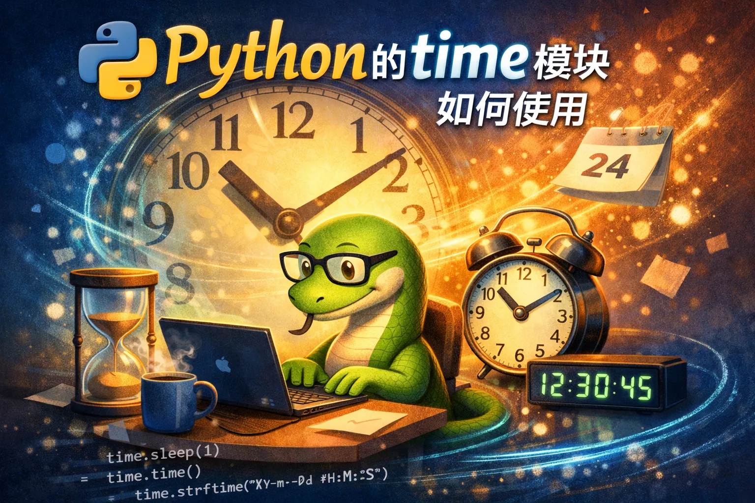 python的time 模块如何使用