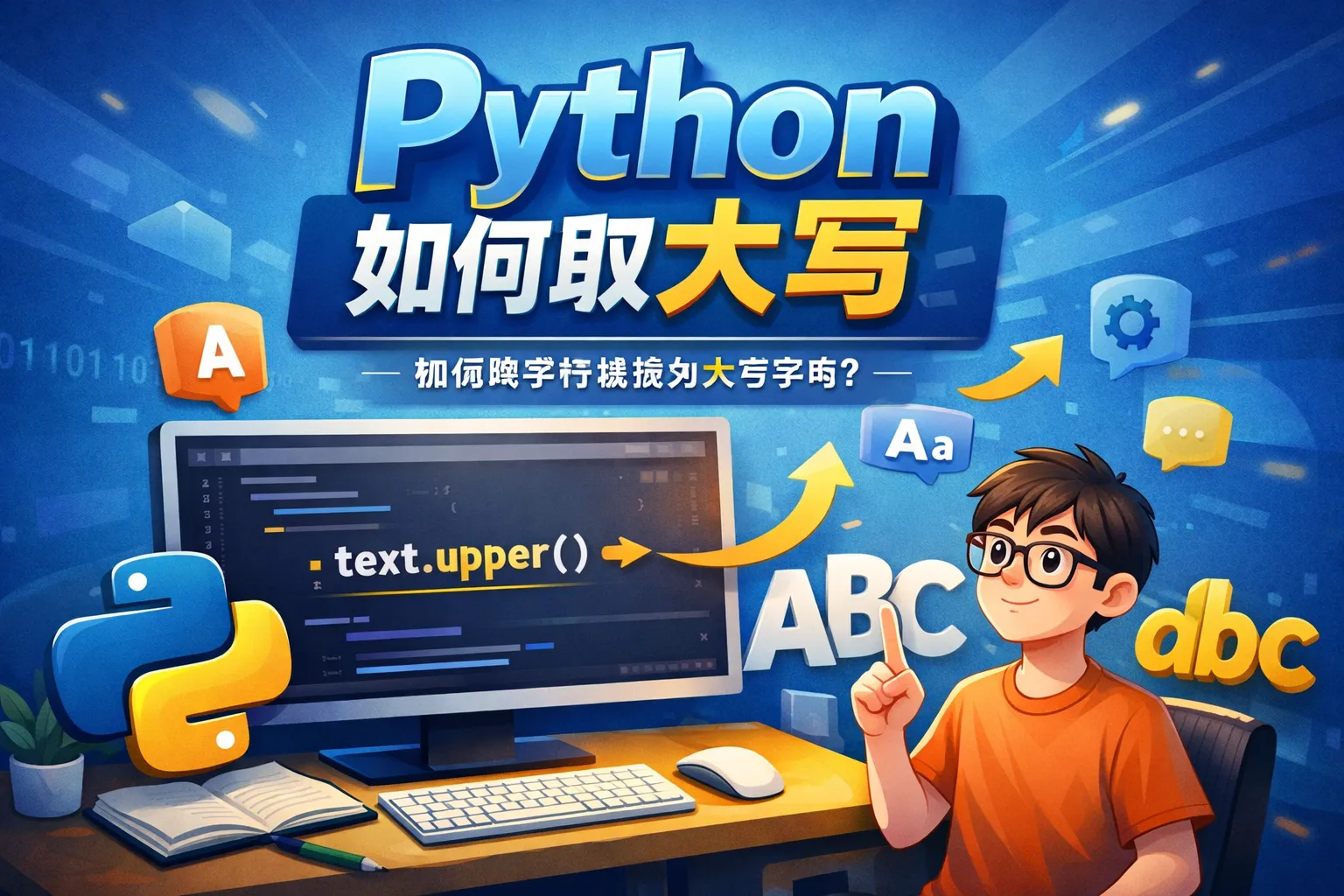 python如何取大写