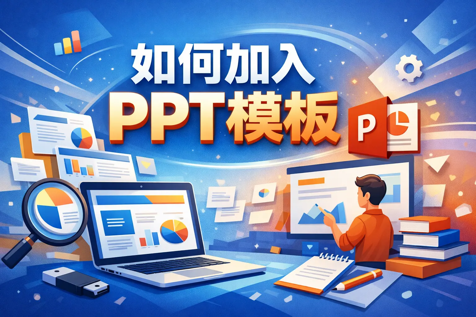 如何加入ppt模板