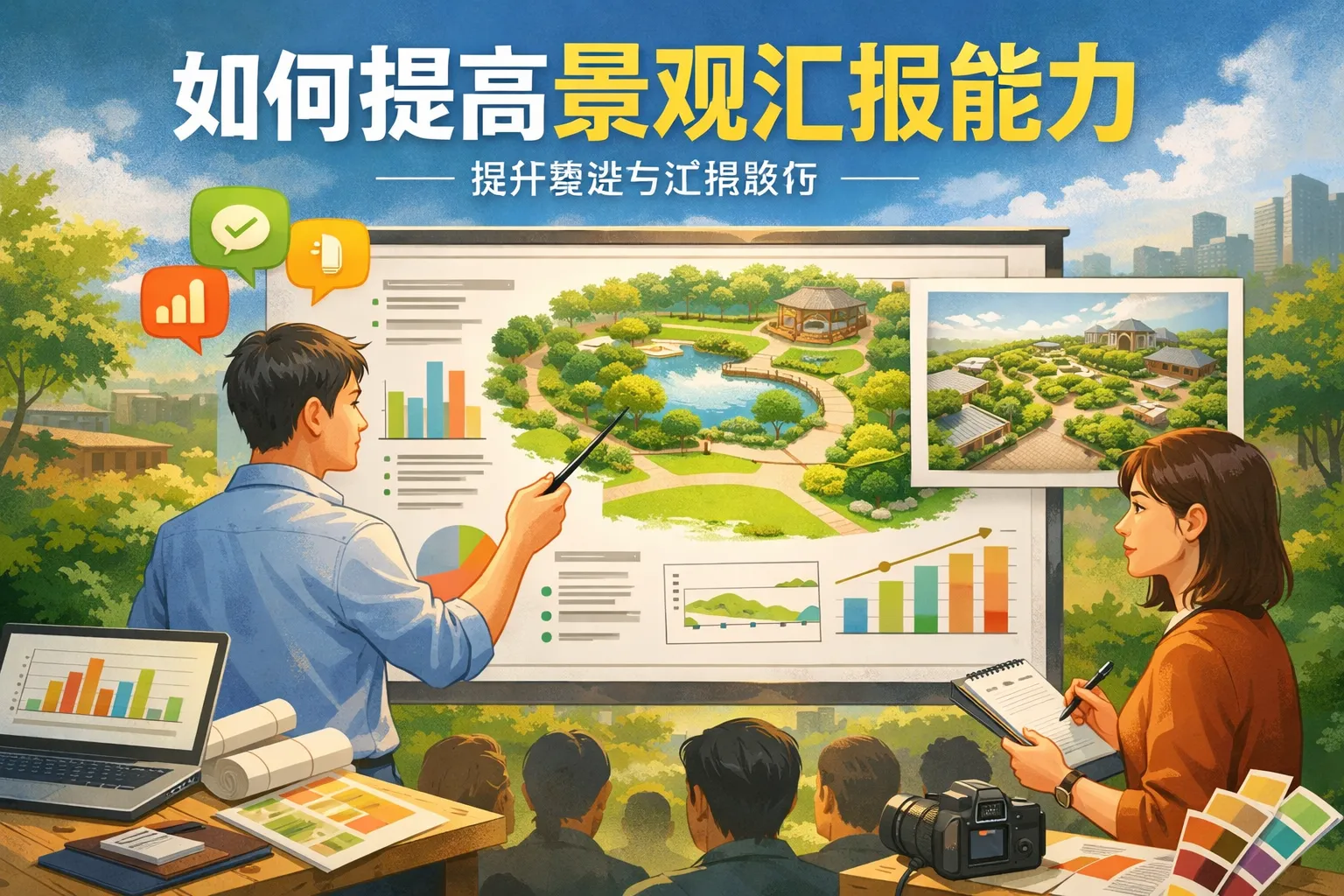 如何提高景观汇报能力