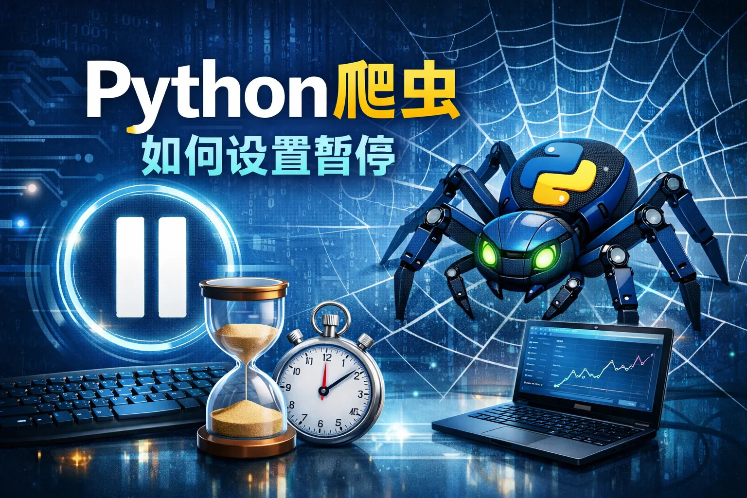 python爬虫如何设置暂停
