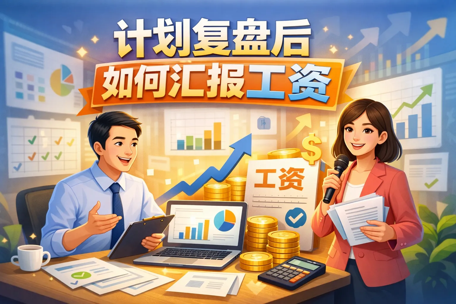 计划复盘后如何汇报工资