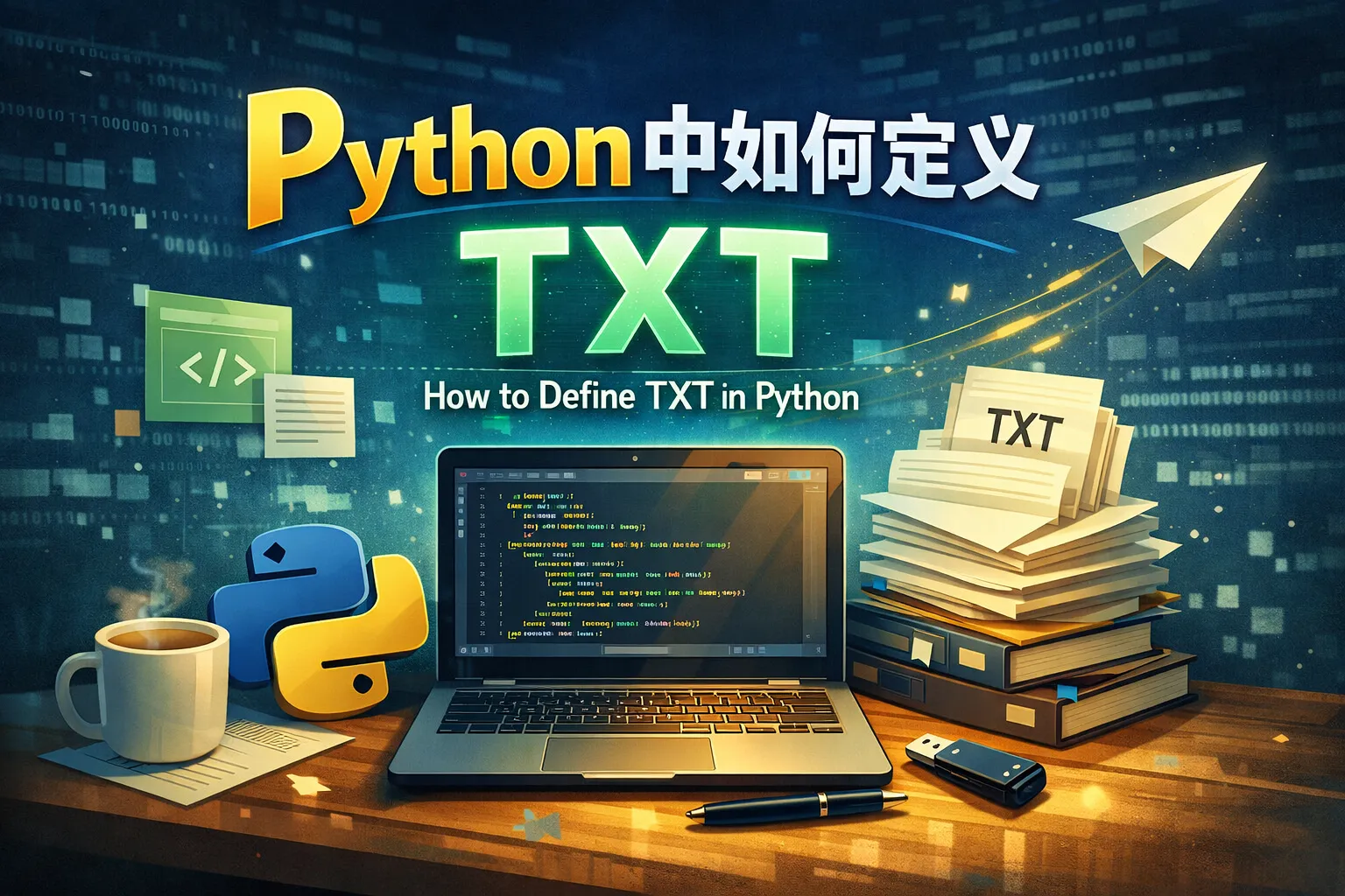 python中如何定义txt