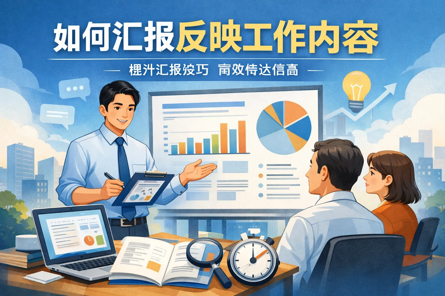 如何汇报反映工作内容