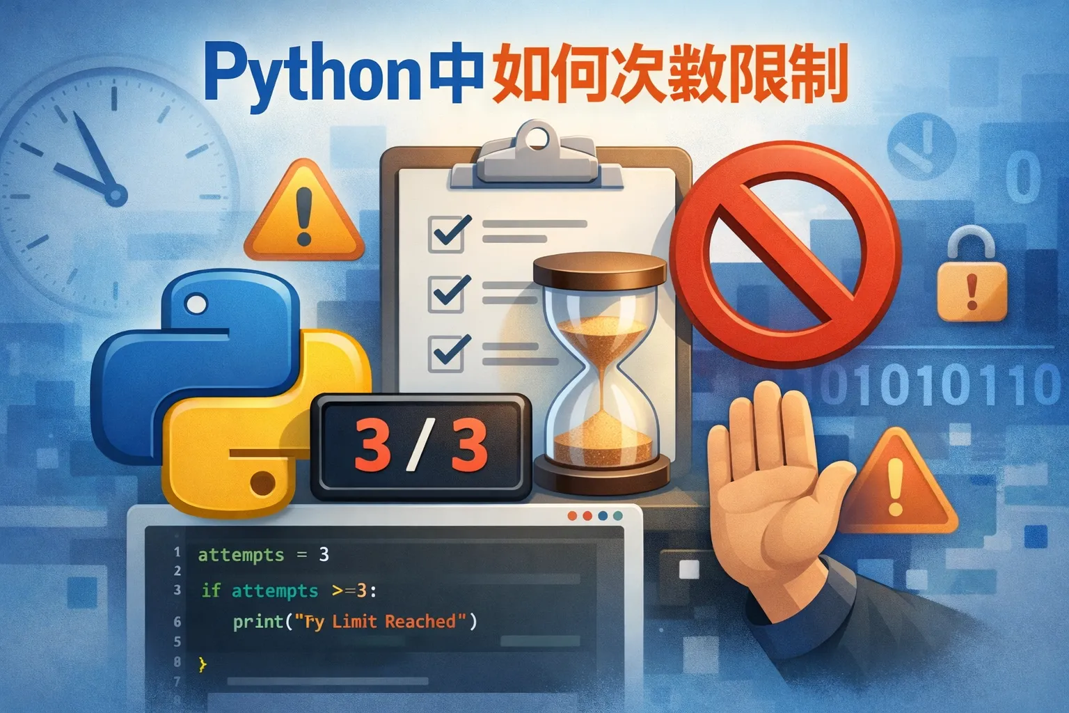 python中如何次数限制