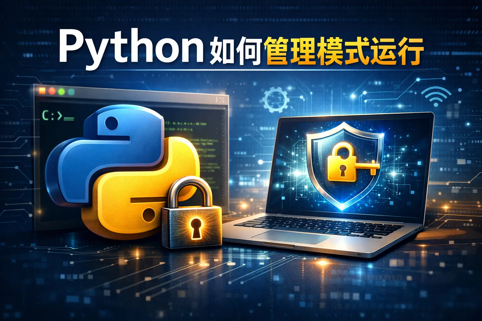 python如何管理员模式运行