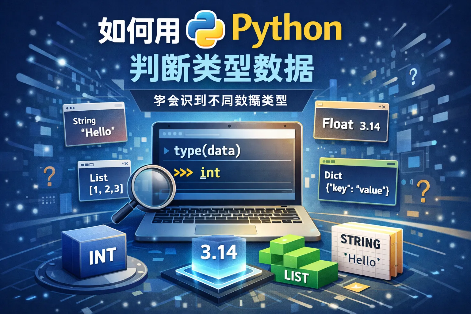 如何用python判断类型数据