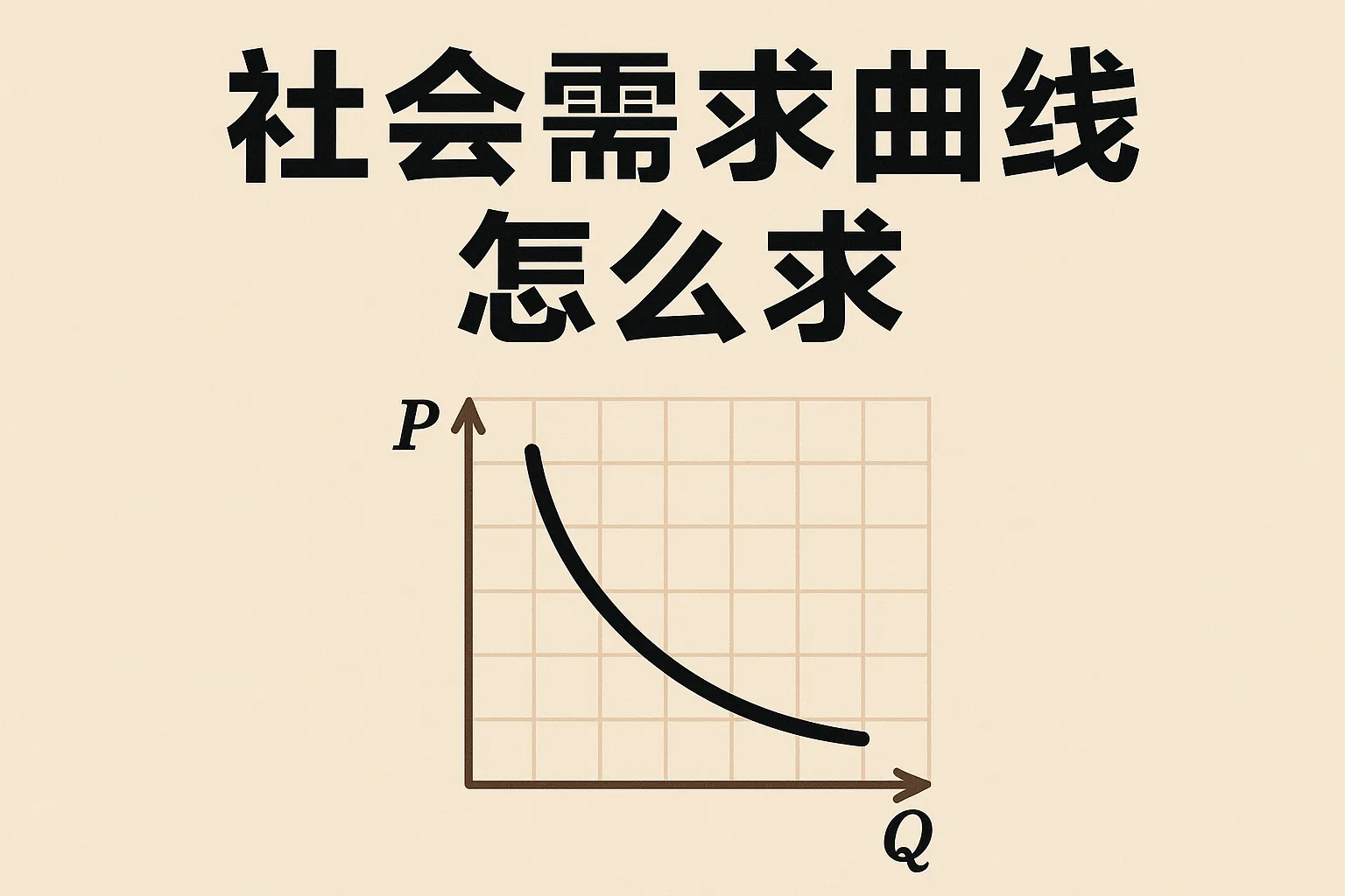 社会需求曲线怎么求
