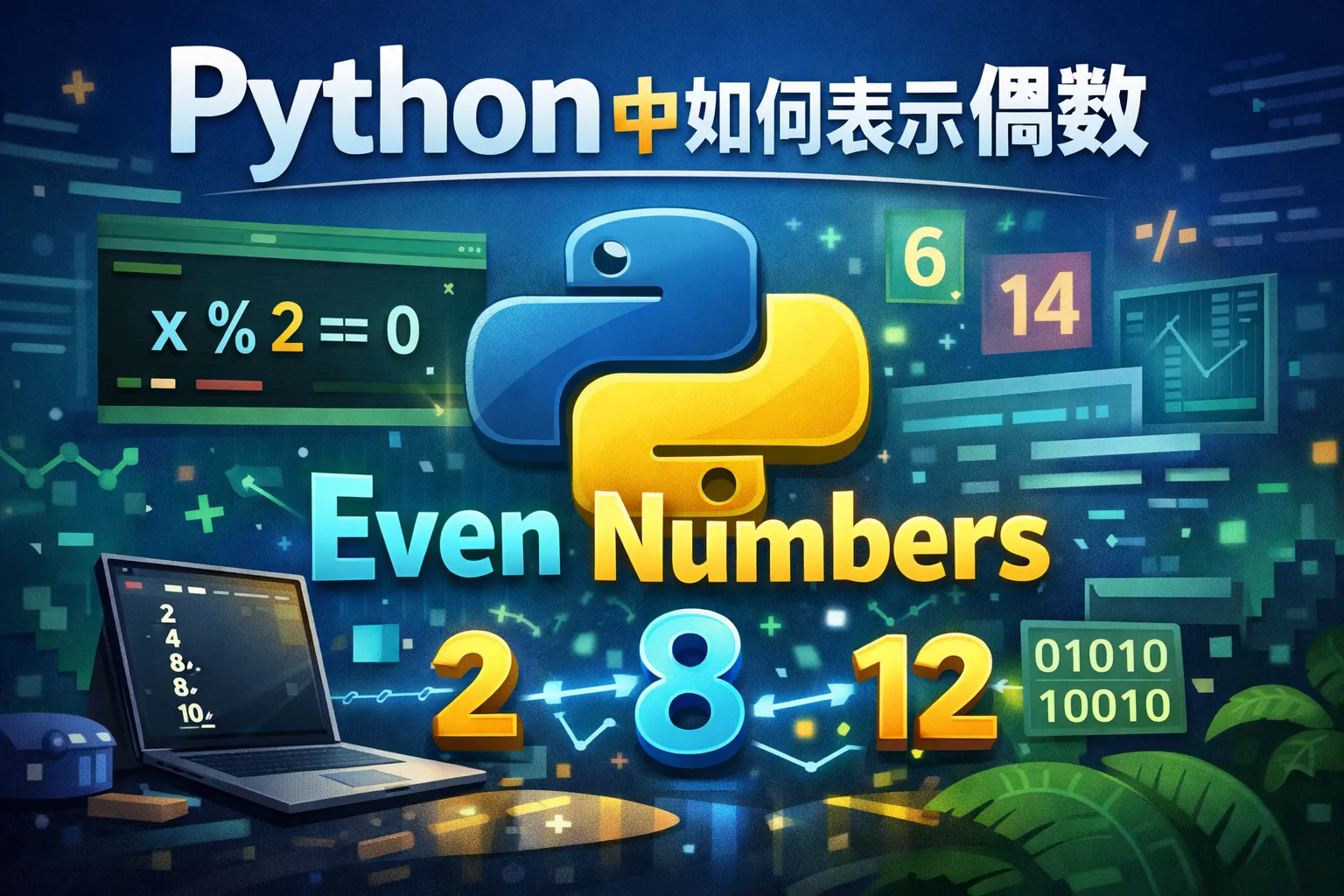 python中如何表示偶数