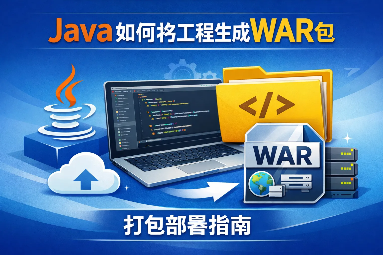 java如何将工程生成war包