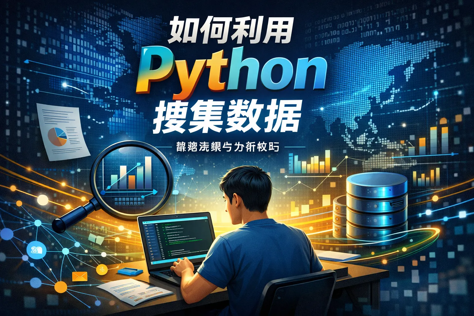 如何利用python搜集数据