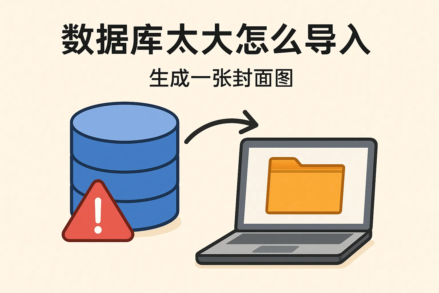 数据库太大怎么导入
