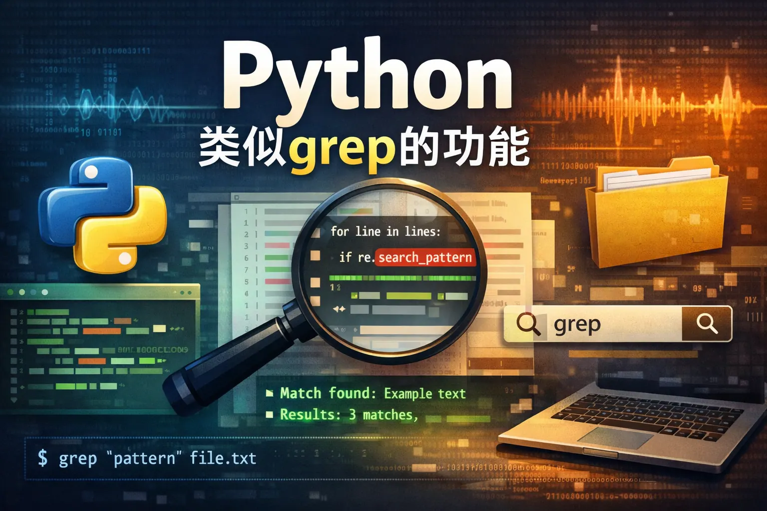 python 类似grep的功能