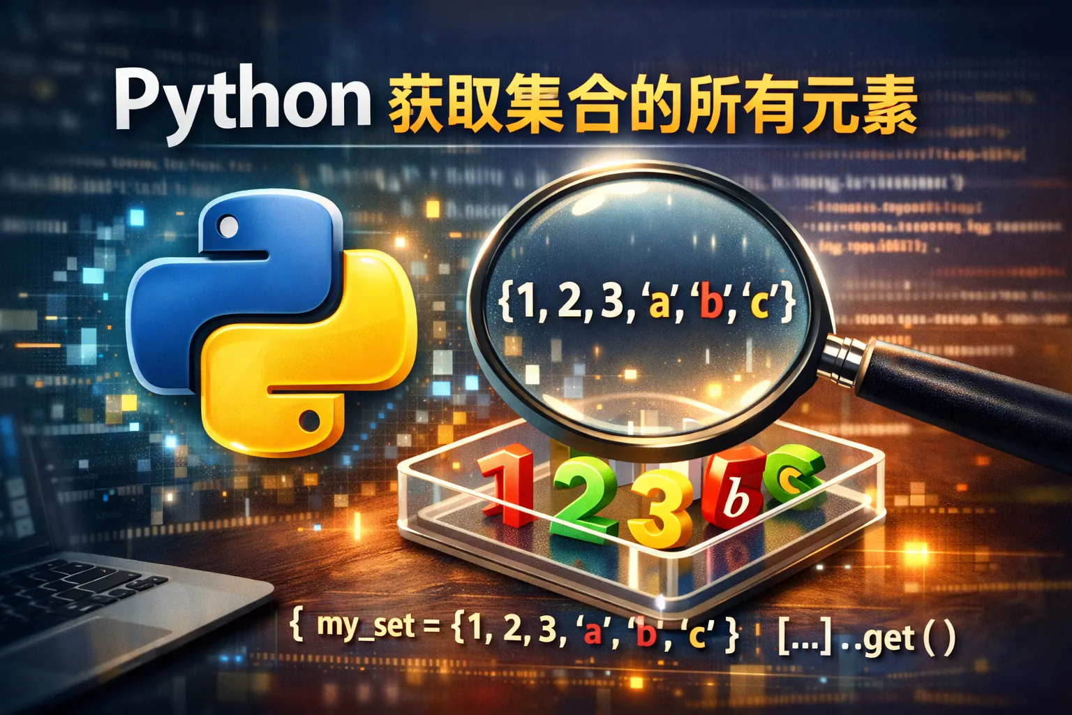 python 获取集合的所有元素