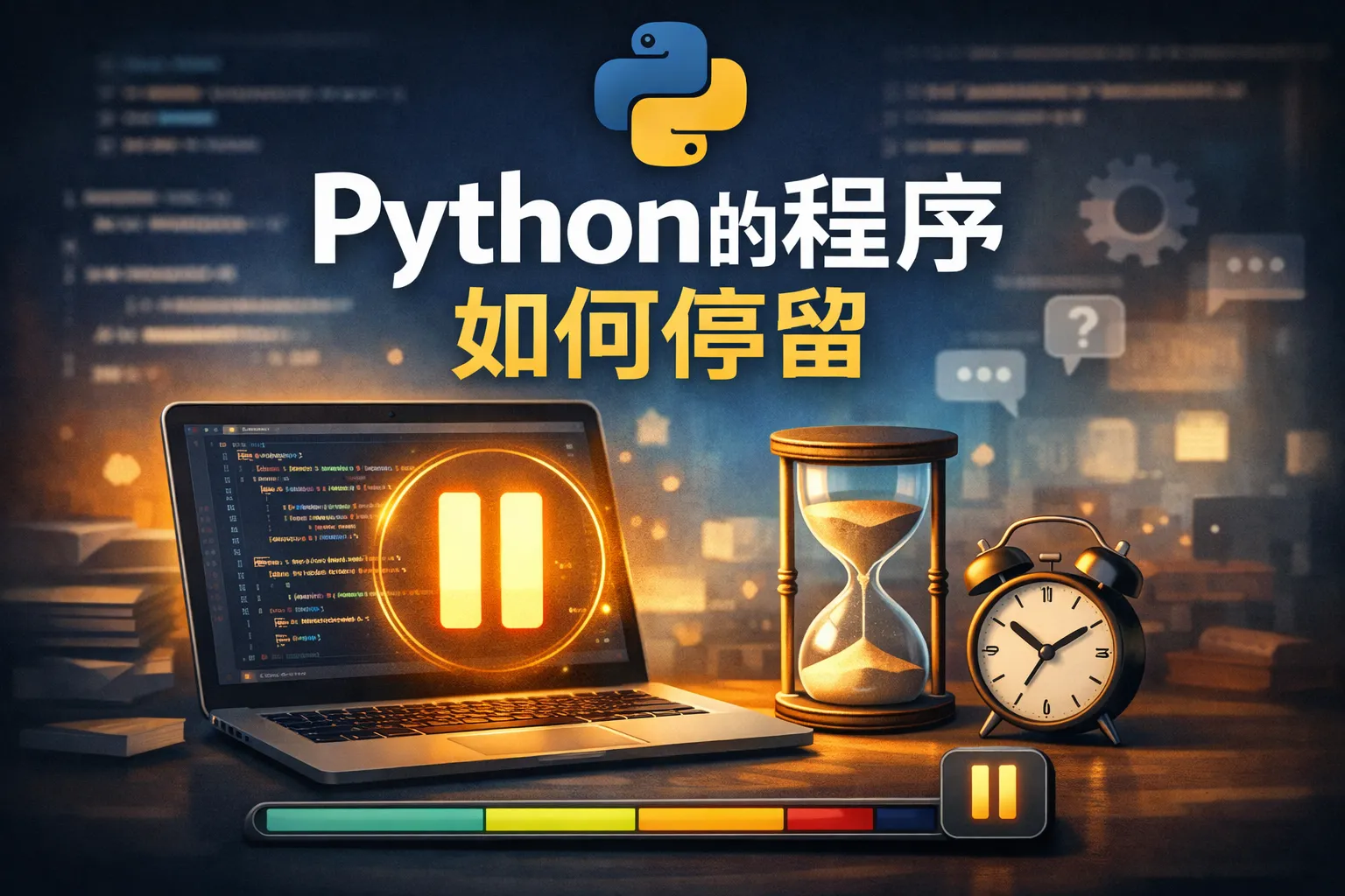python的程序如何停留
