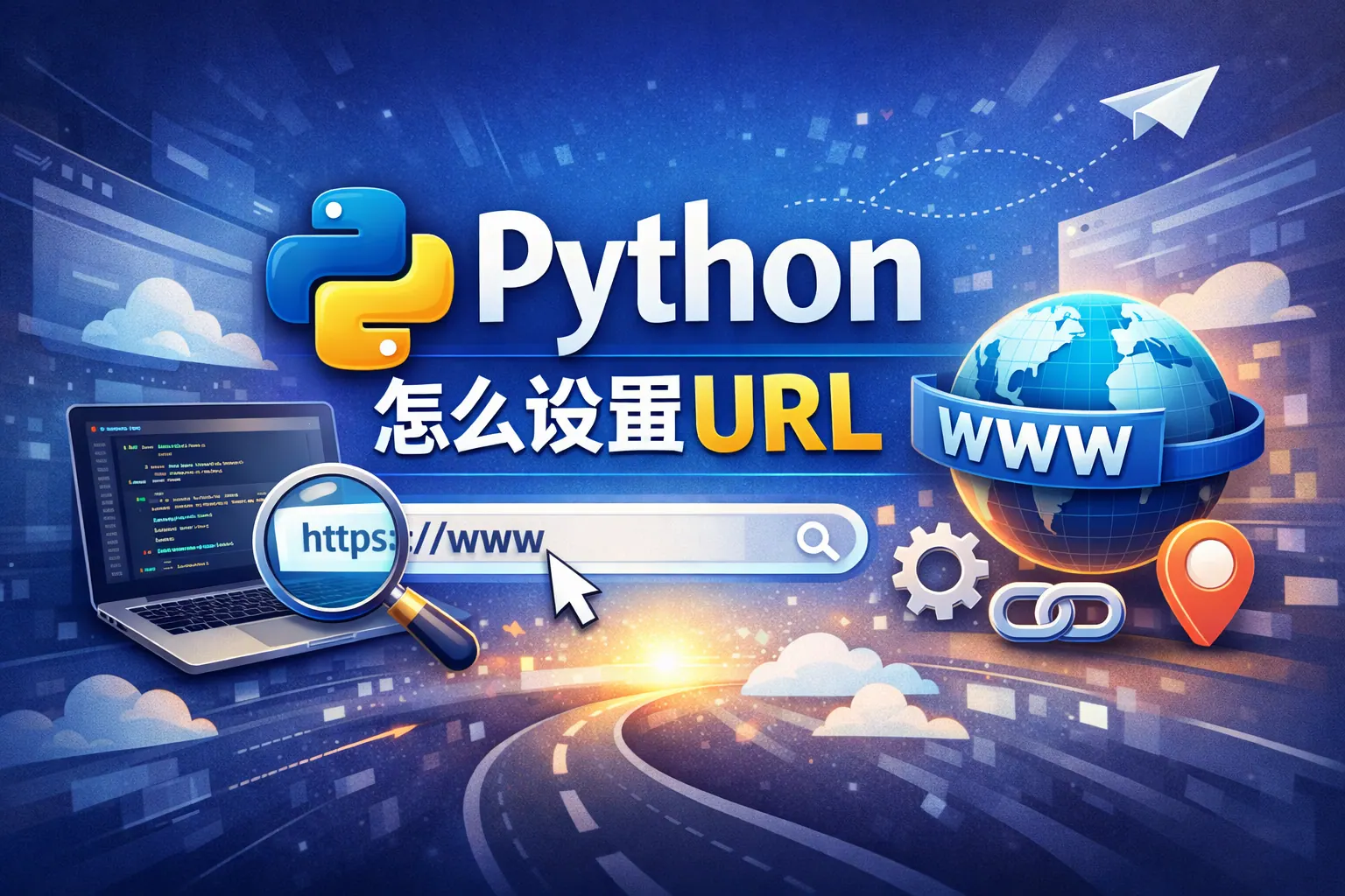 python怎么设置url
