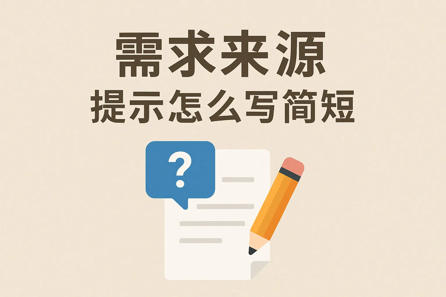 需求来源提示怎么写简短