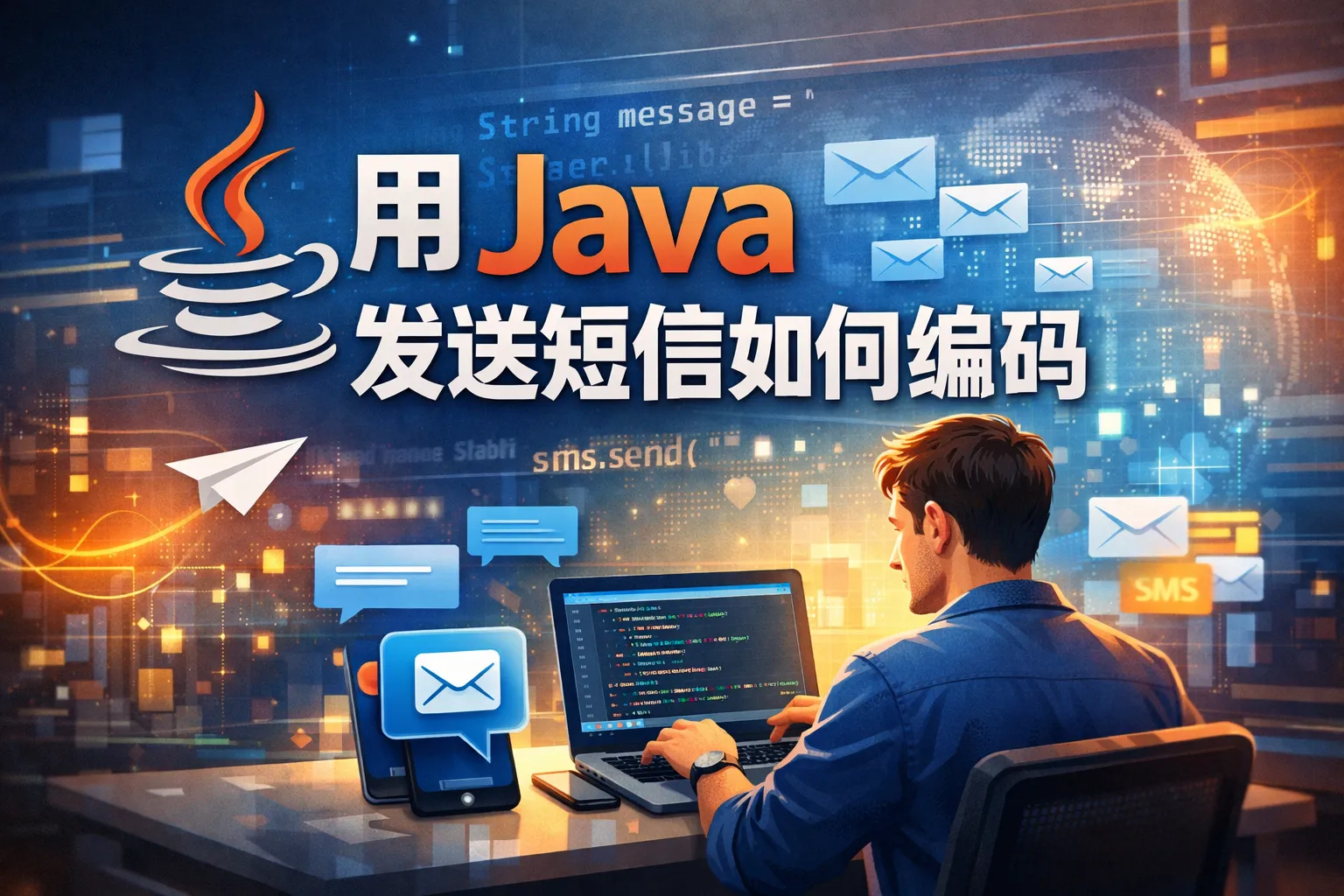 用java发送短信如何编码
