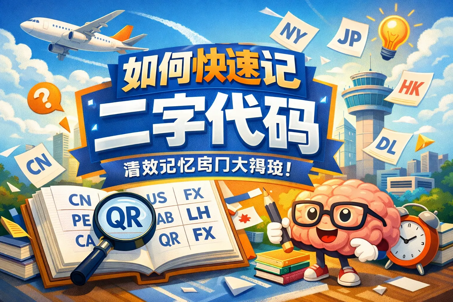 如何快速记二字代码