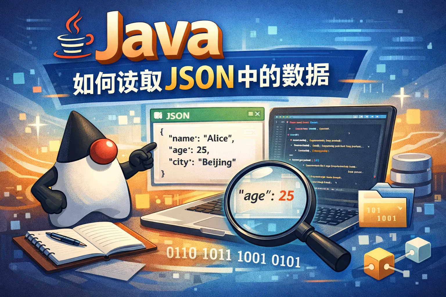 java如何读取json中的数据