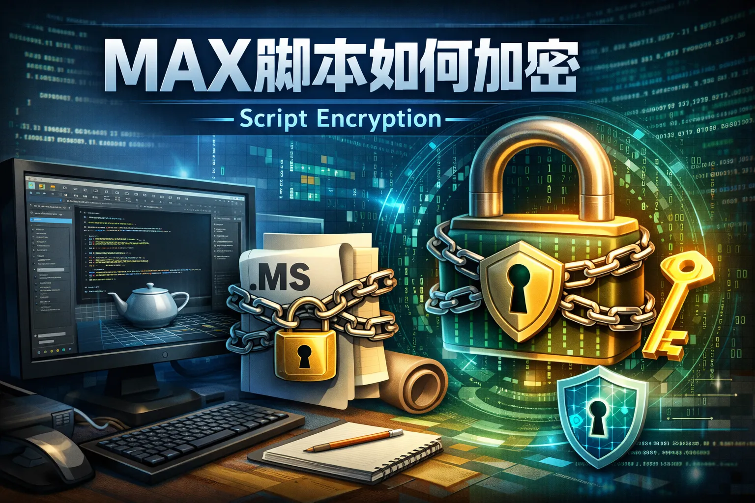 max脚本如何加密
