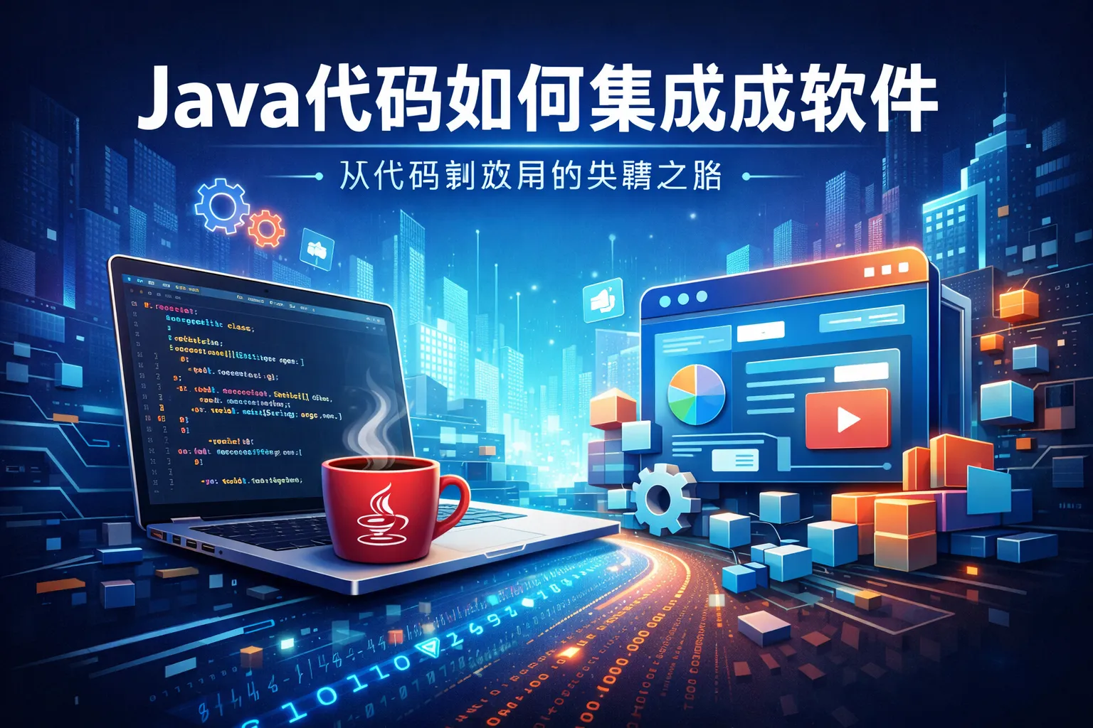 java代码如何集成成软件