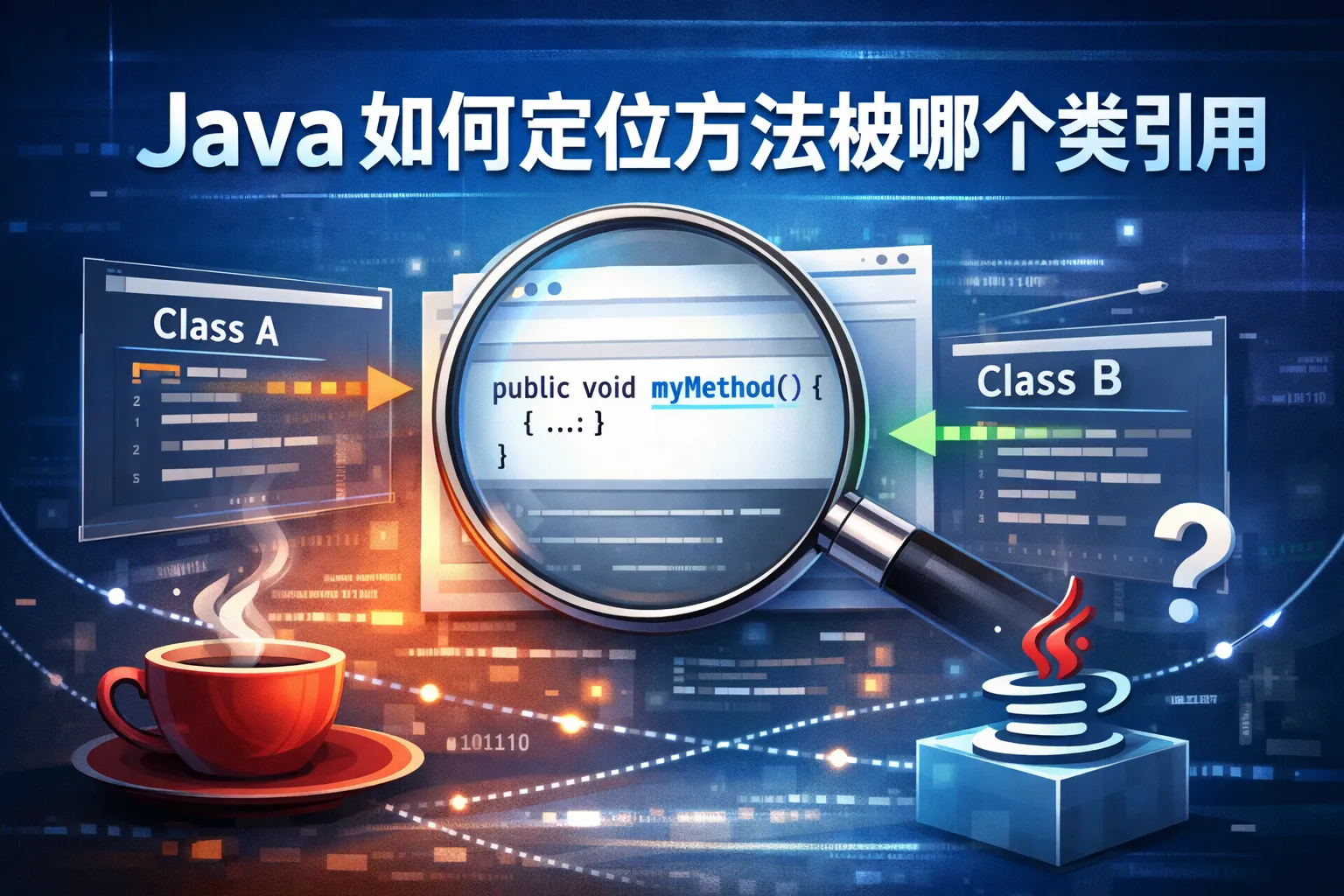 java如何定位方法被哪个类引用