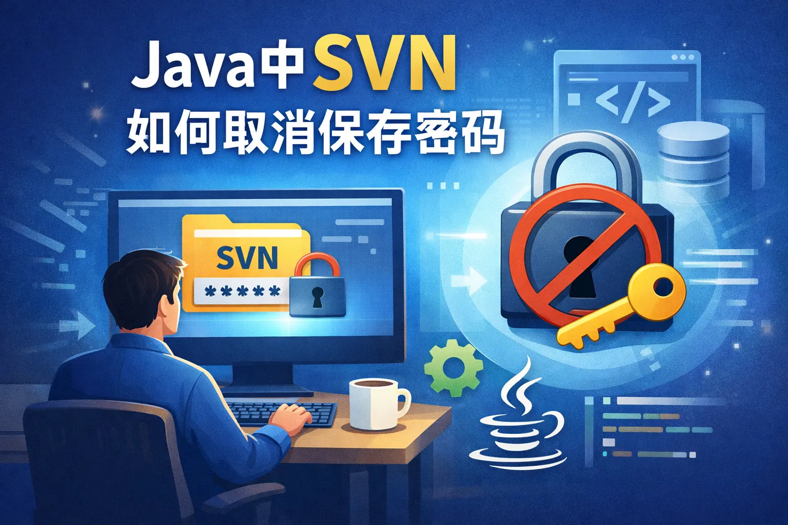 java中svn如何取消保存密码