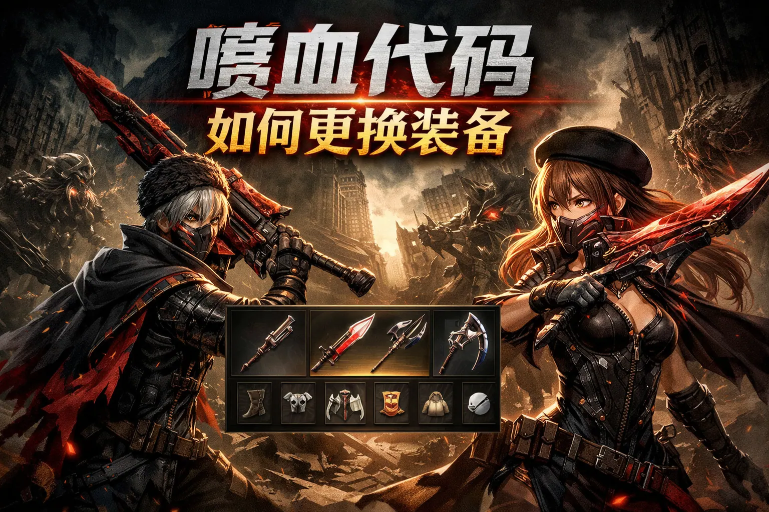 噬血代码如何更换装备