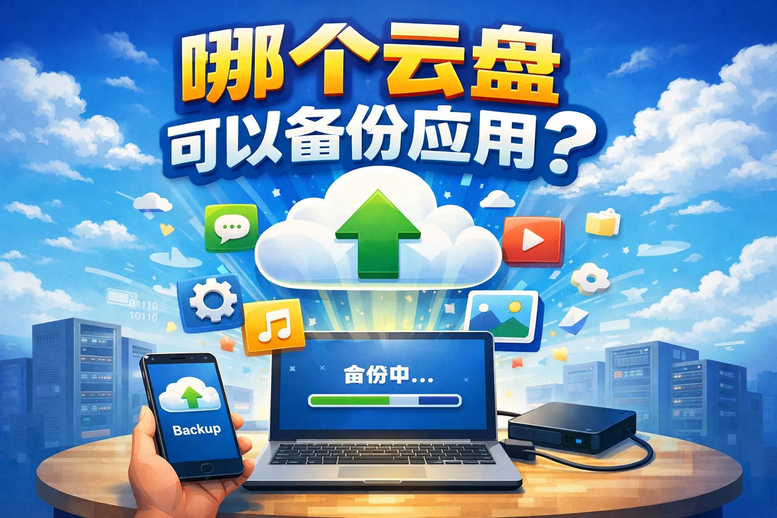 哪个云盘可以备份应用