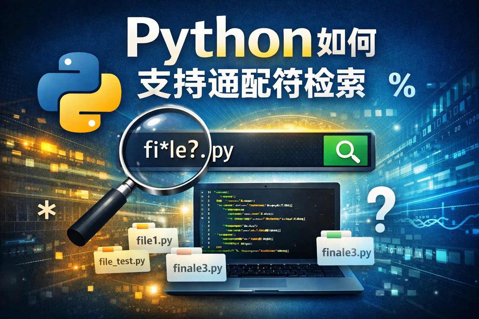 python如何支持通配符检索