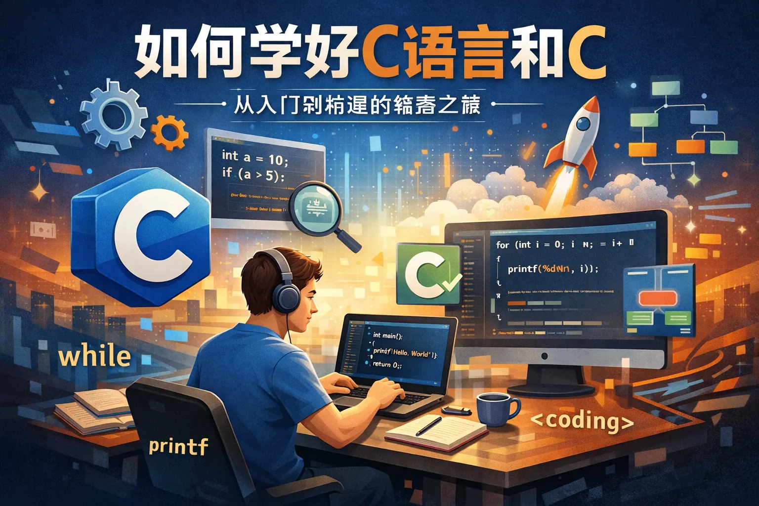 如何学好c语言和c