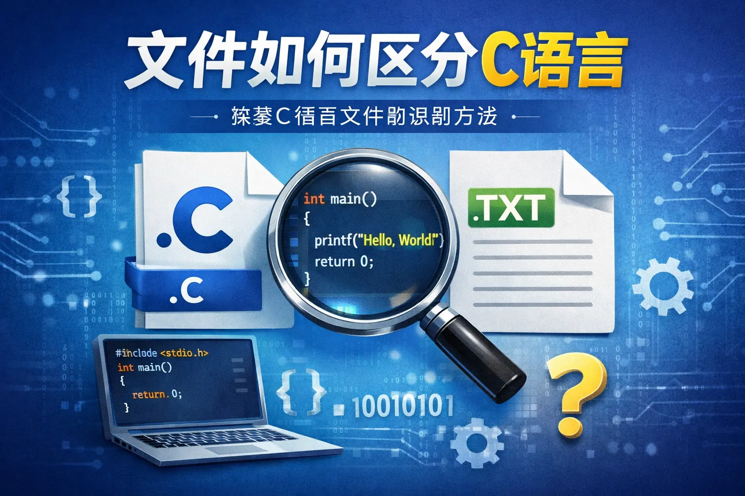 文件如何区分c语言