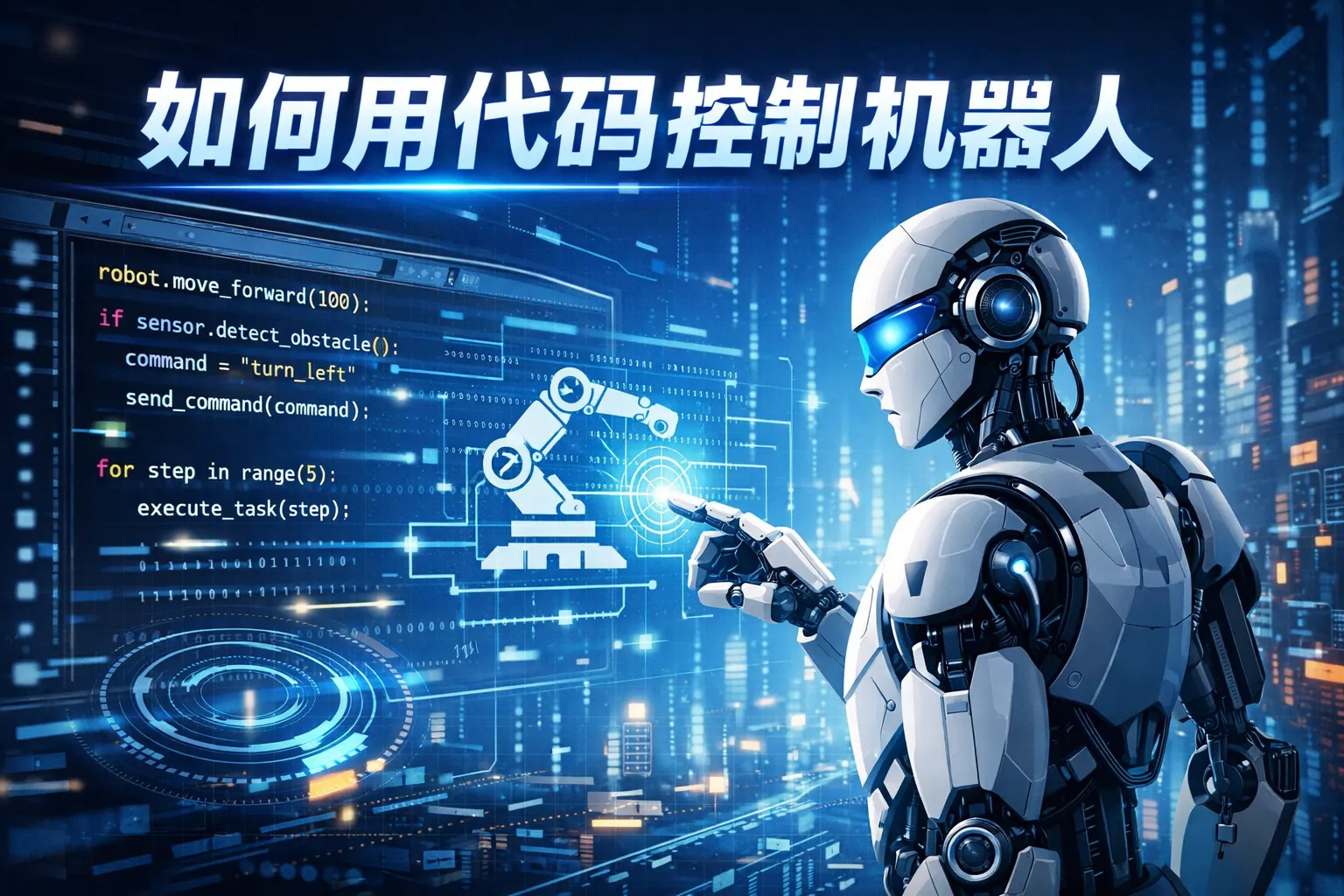 如何用代码控制机器人