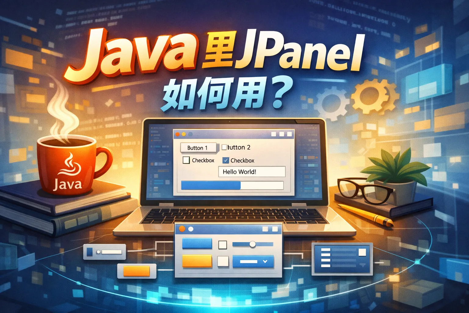 java里jpanel如何用