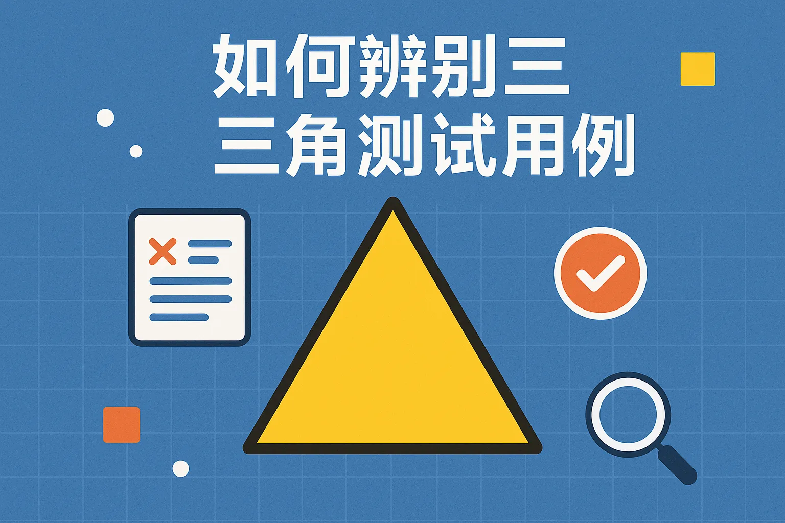 如何辨别三角形测试用例